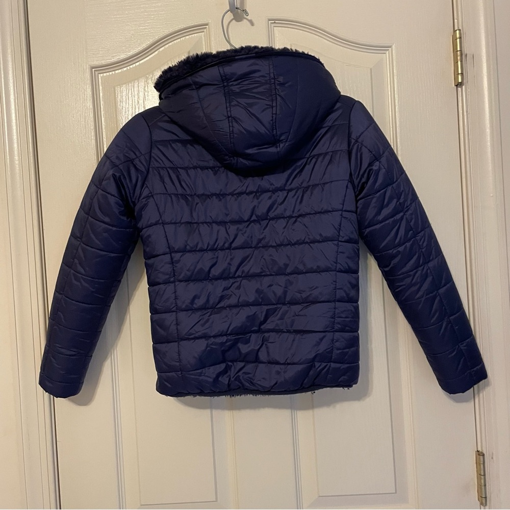 Save the Duck Reversible Puffer Jacket Size 10 - Picture 2 of 7